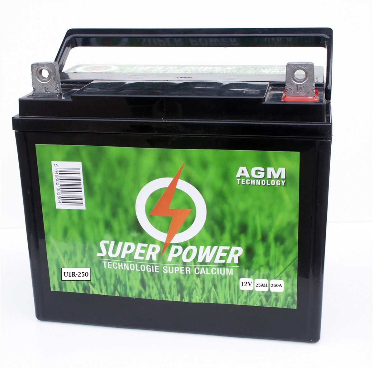 Batterie Tracteur Tondeuse Autoportee Agm 12v 25 Amp A Droite